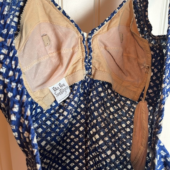 Vintage 1960’s Swimsuit Peter Pan Sun Blazers & coverup Sz 10 - Picture 12 of 14